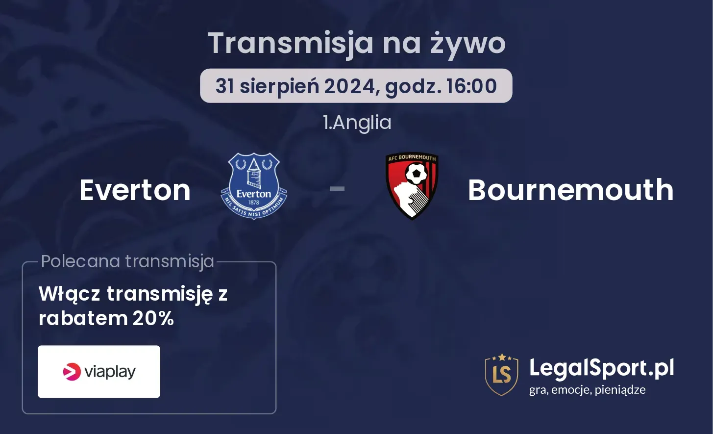 Everton - Bournemouth transmisja na żywo