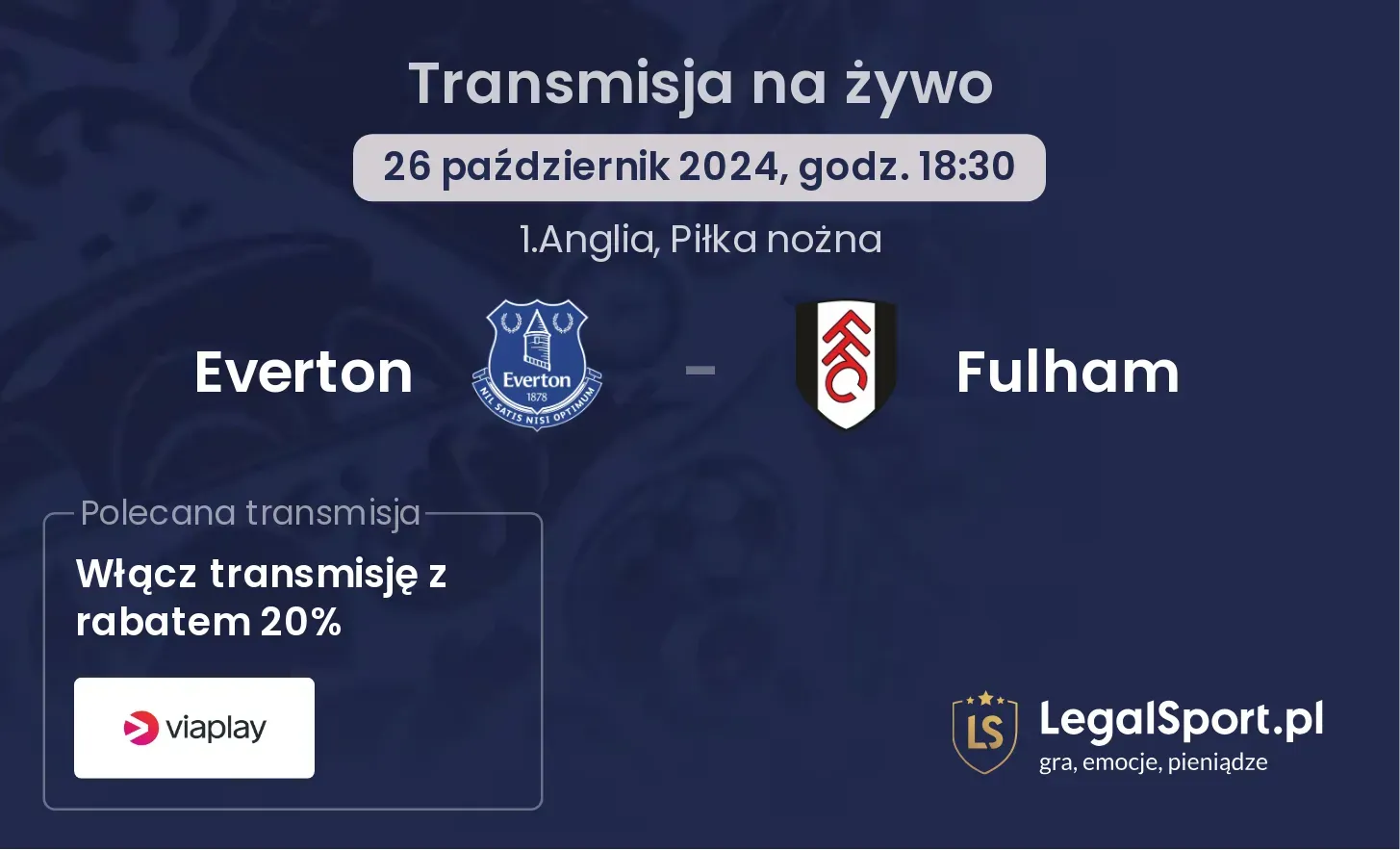 Everton - Fulham transmisja na żywo