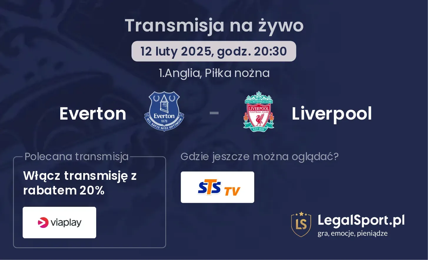 Everton - Liverpool gdzie oglądać?