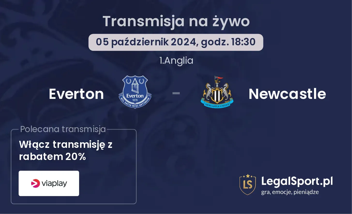 Everton - Newcastle transmisja na żywo