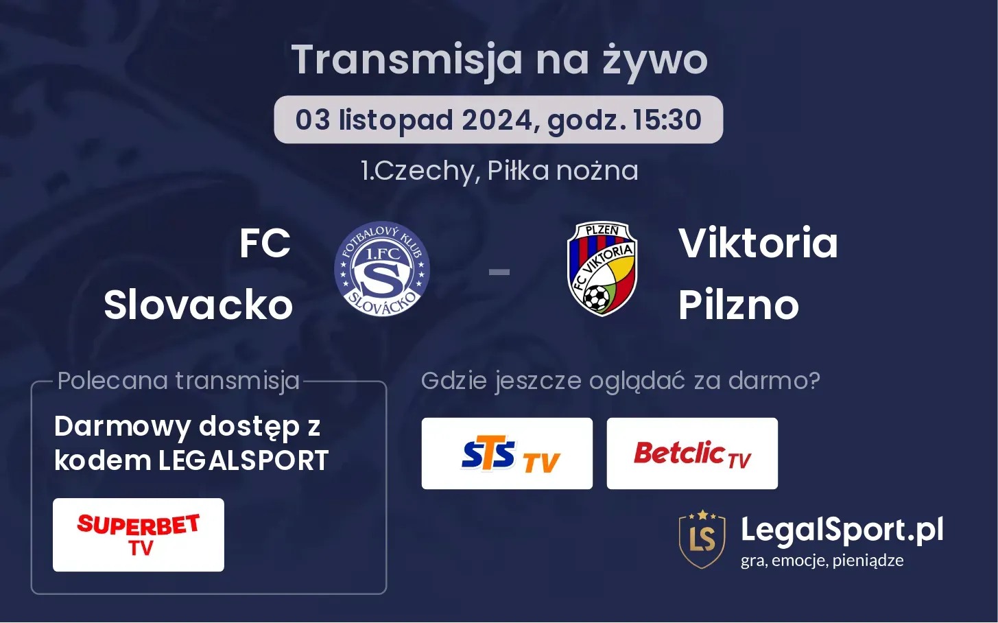 FC Slovacko - Viktoria Pilzno transmisja na żywo