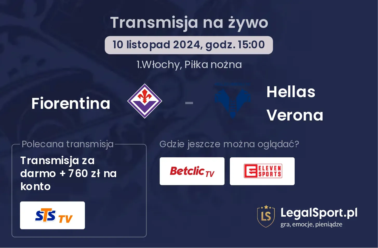 Fiorentina - Hellas Verona transmisja na żywo