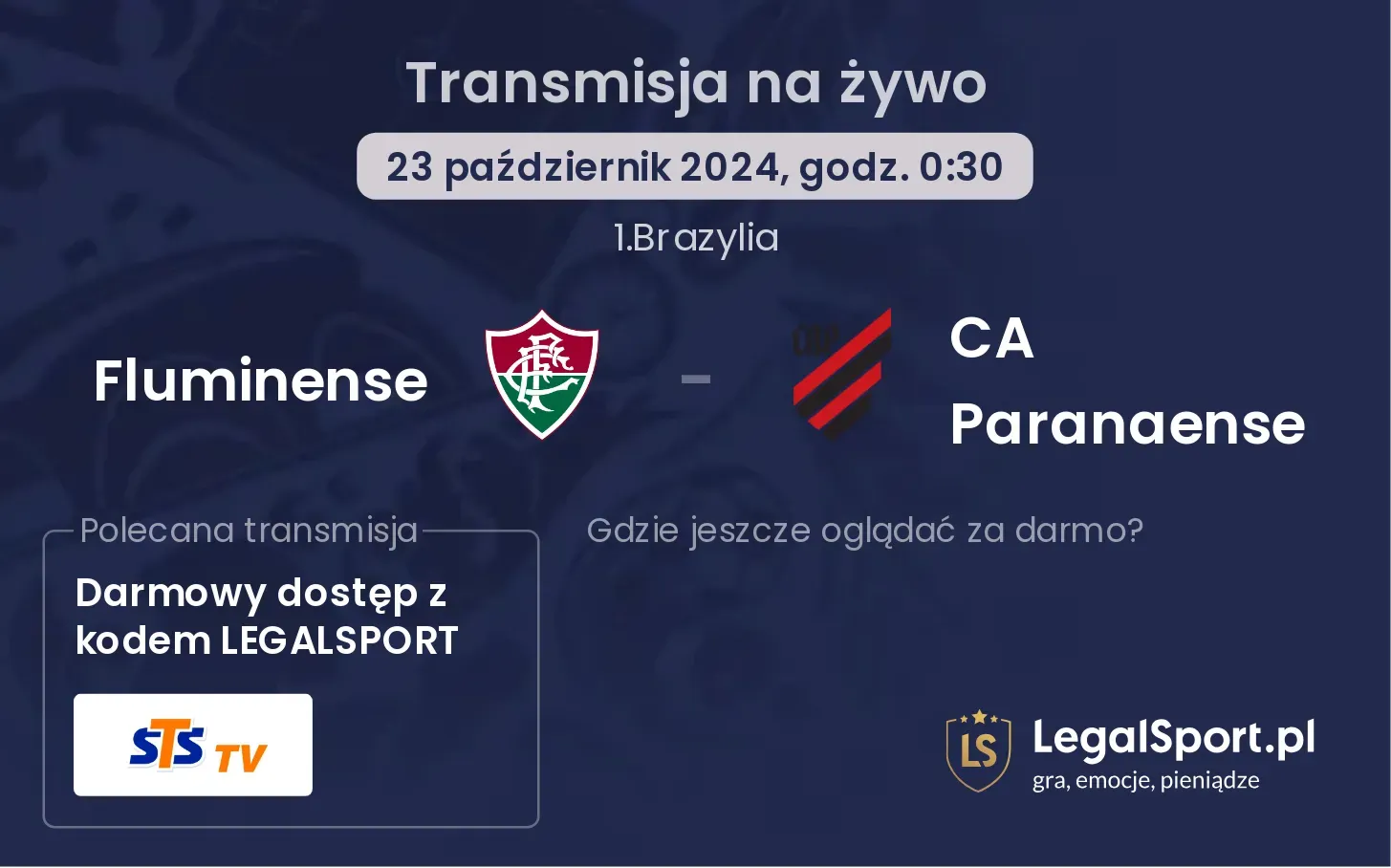 Fluminense - CA Paranaense transmisja na żywo