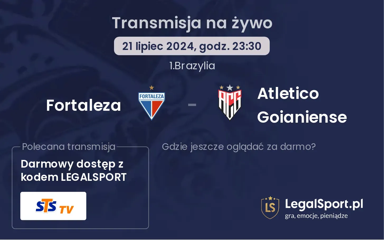 Fortaleza - Atletico Goianiense  transmisja na żywo