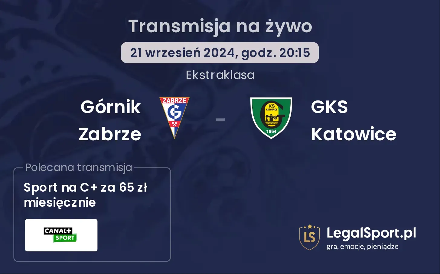 Górnik Zabrze - GKS Katowice transmisja na żywo