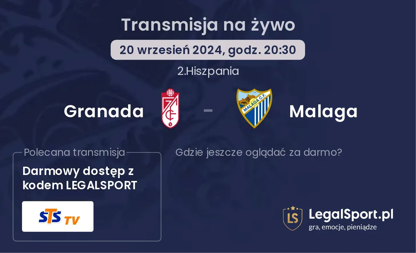 Granada - Malaga transmisja na żywo