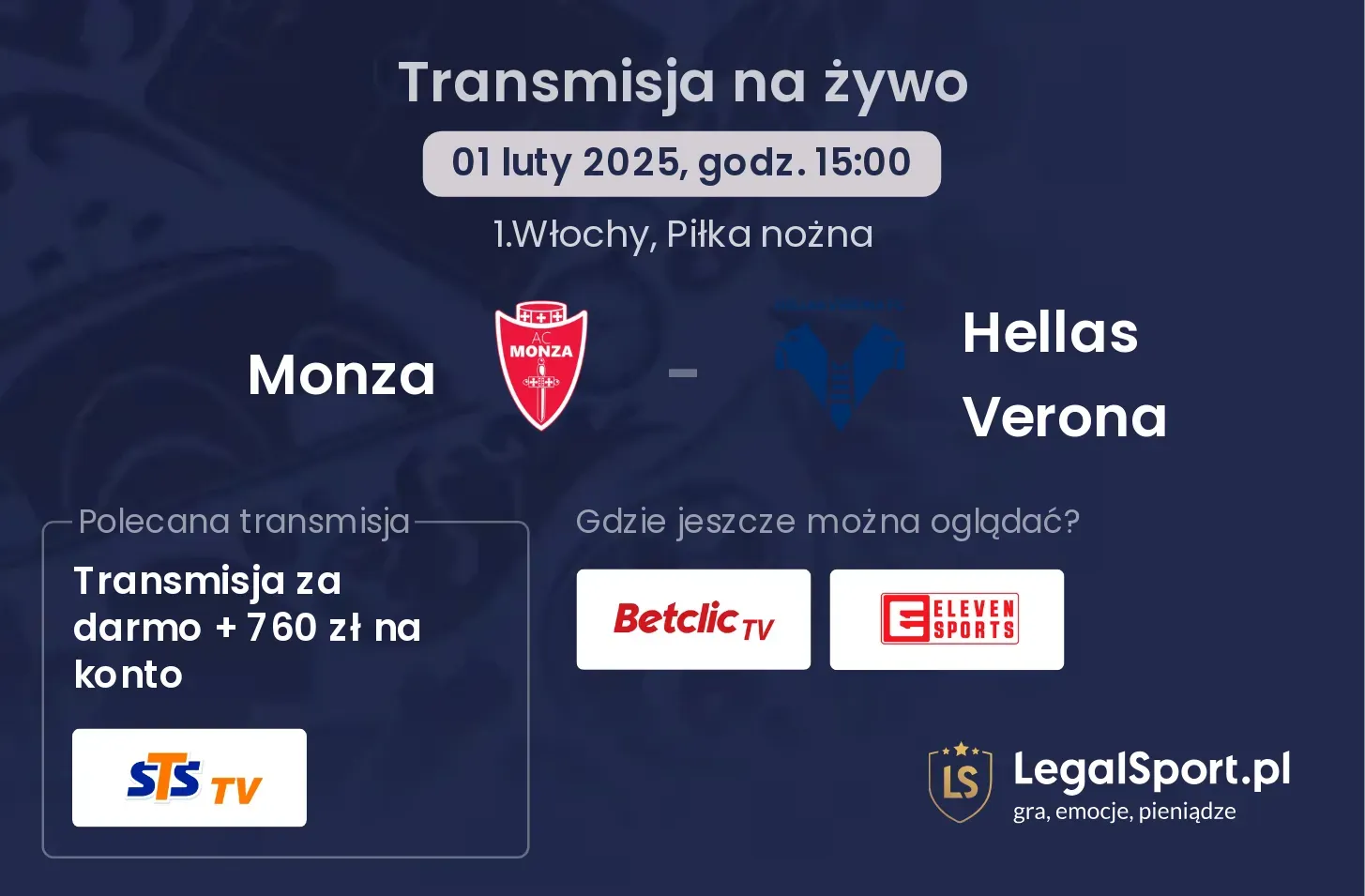 Monza - Hellas Verona gdzie oglądać?