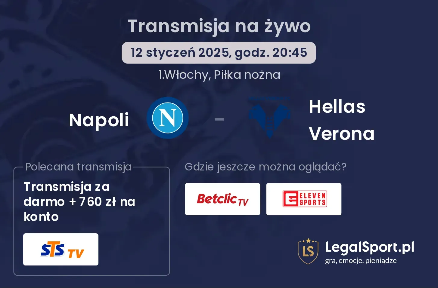 Napoli - Hellas Verona gdzie oglądać?