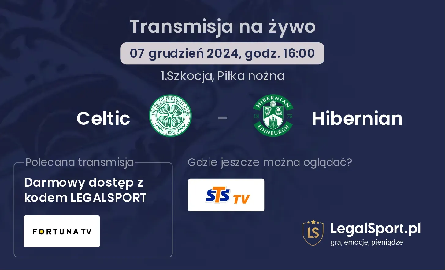 Celtic - Hibernian gdzie oglądać?