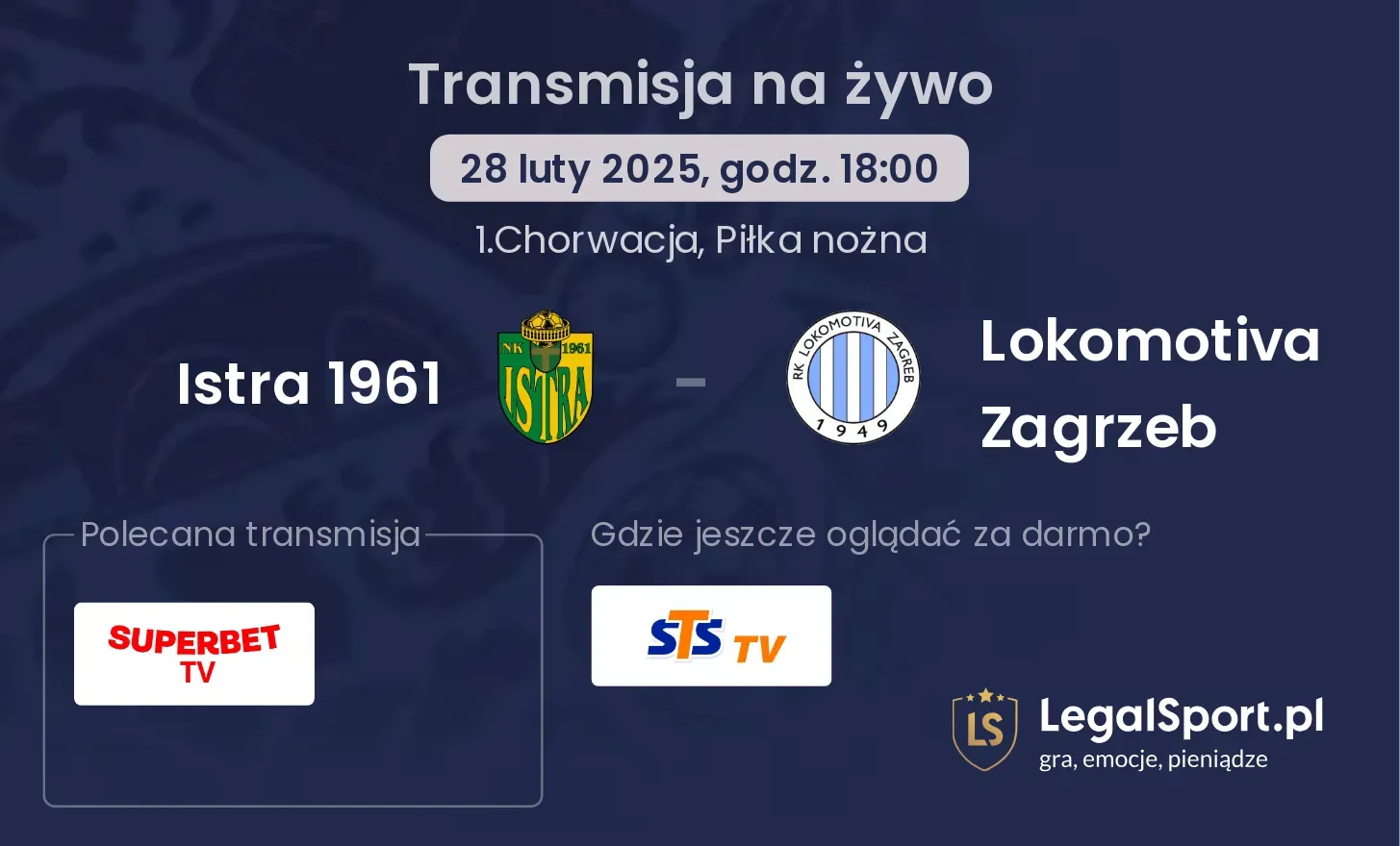 Istra 1961 - Lokomotiva Zagrzeb gdzie oglądać?