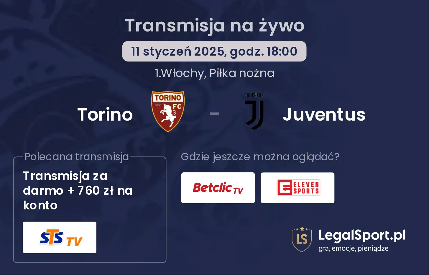 Torino - Juventus gdzie oglądać?