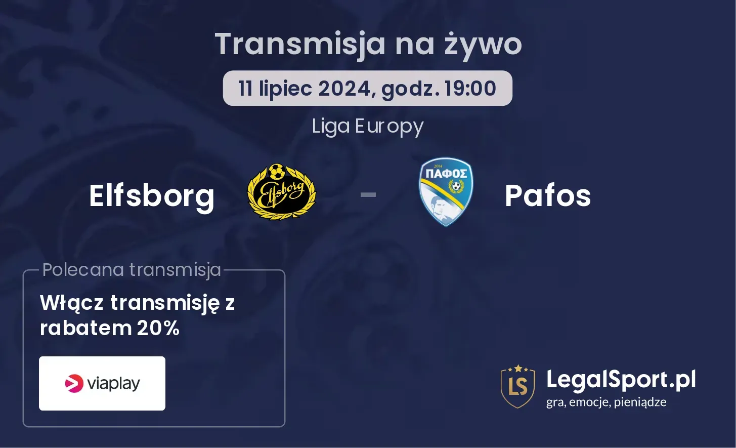 Elfsborg - Pafos transmisja na żywo