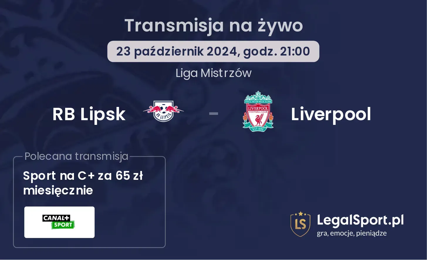 RB Lipsk - Liverpool transmisja na żywo