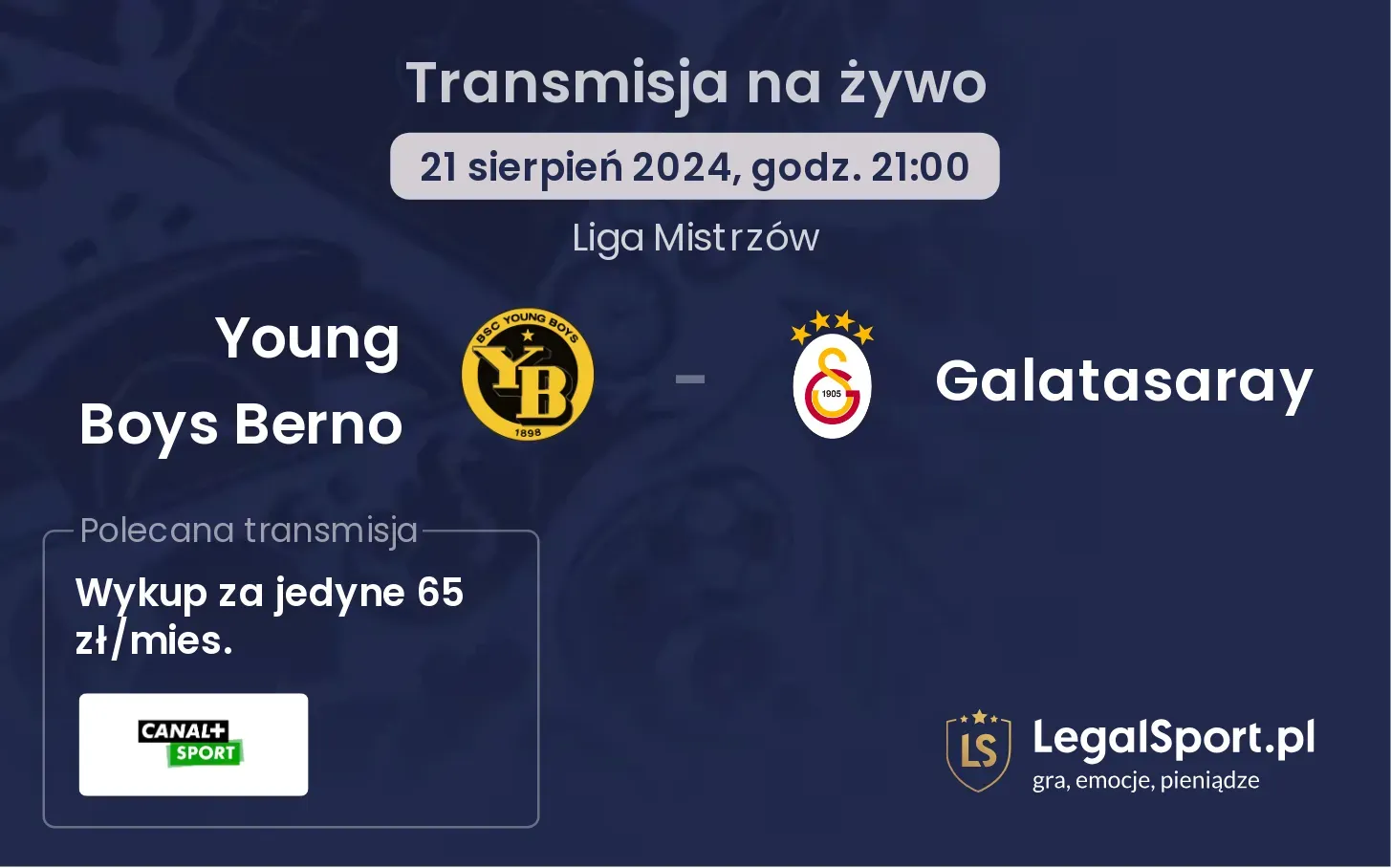 Young Boys Berno - Galatasaray transmisja na żywo