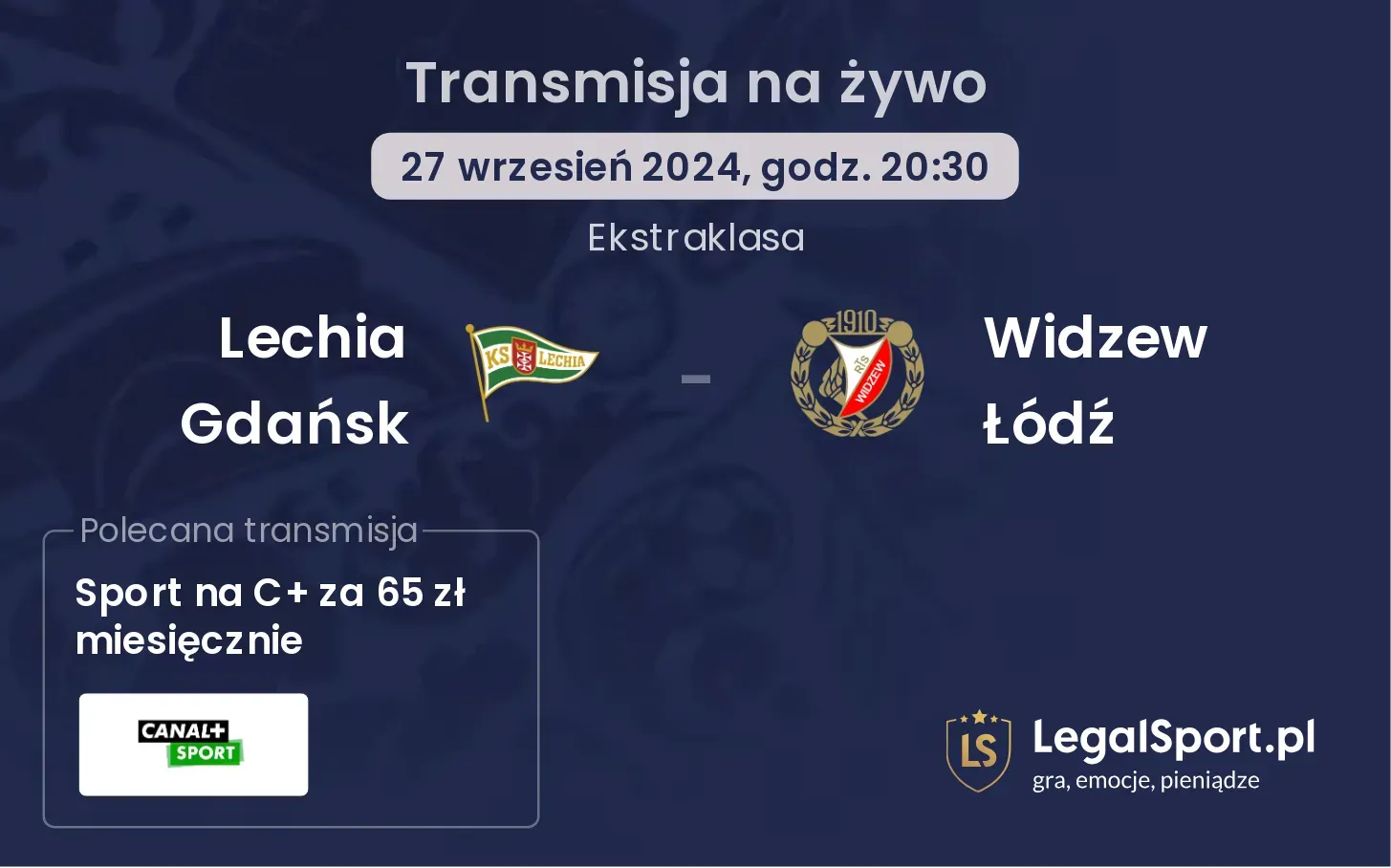 Lechia Gdańsk - Widzew Łódź transmisja na żywo