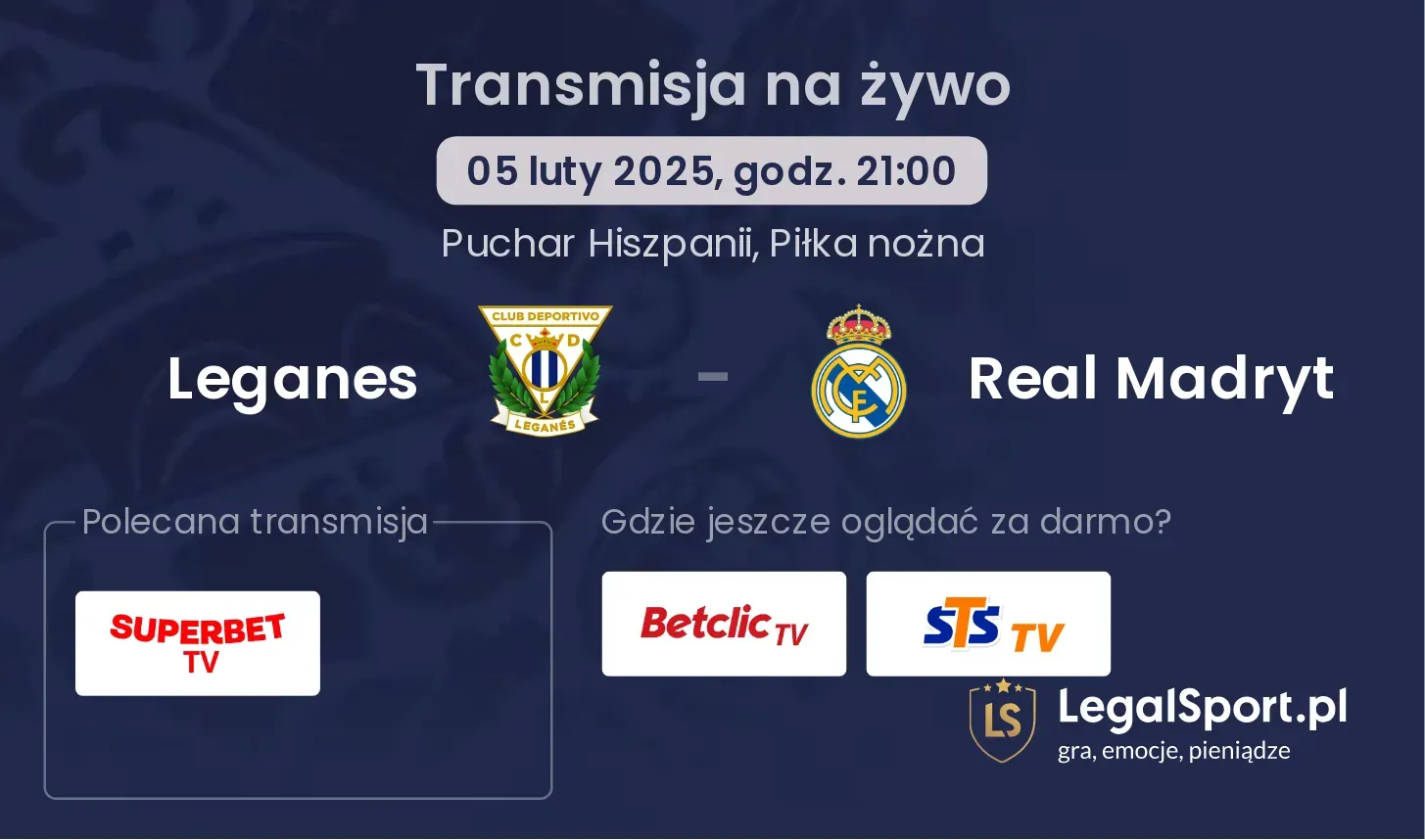 Leganes - Real Madryt gdzie oglądać? 24.11, godz. 18:30