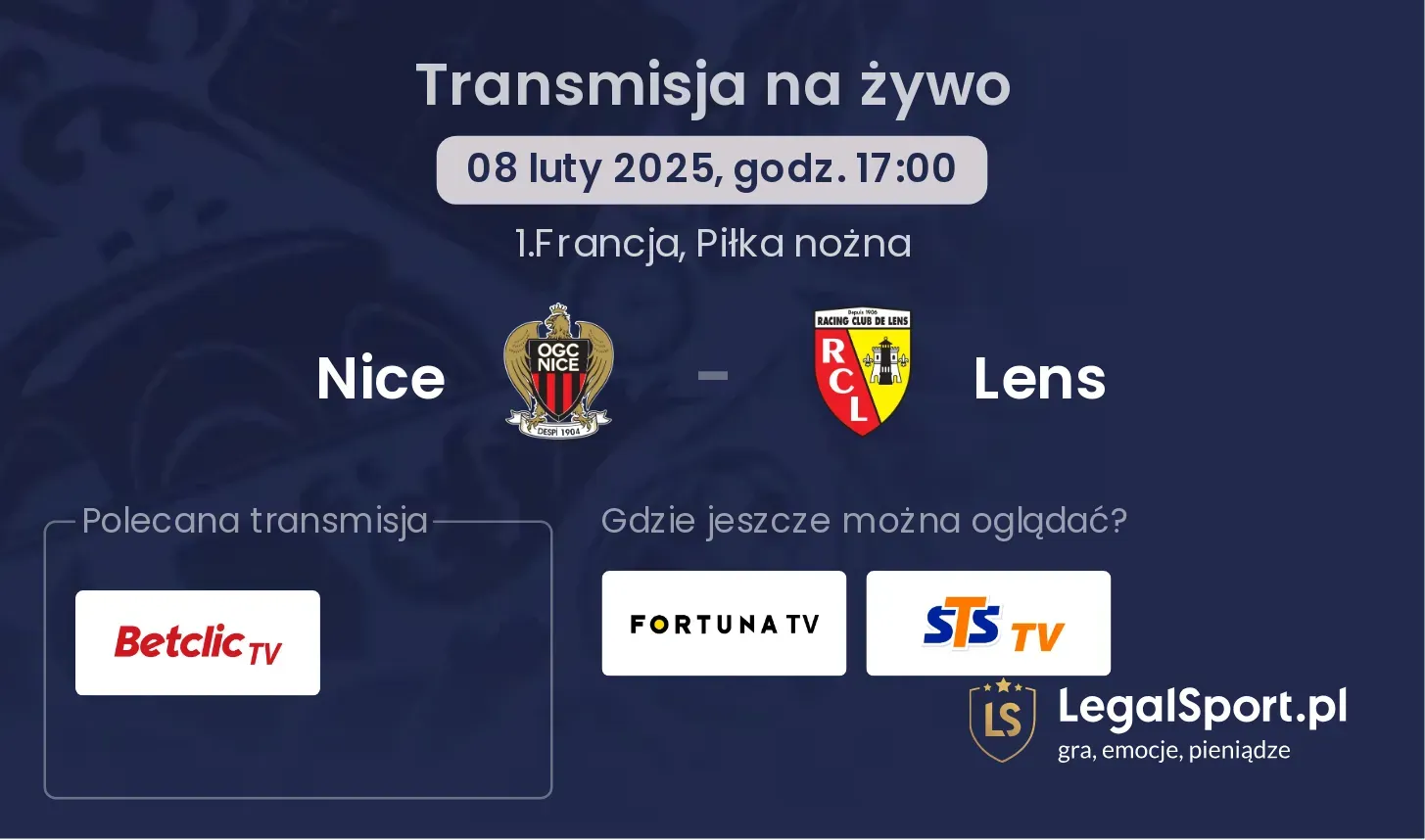 Nice - Lens gdzie oglądać?