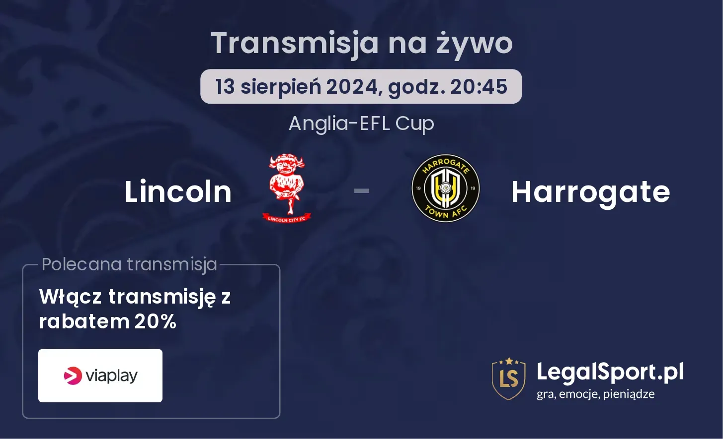 Lincoln - Harrogate transmisja na żywo