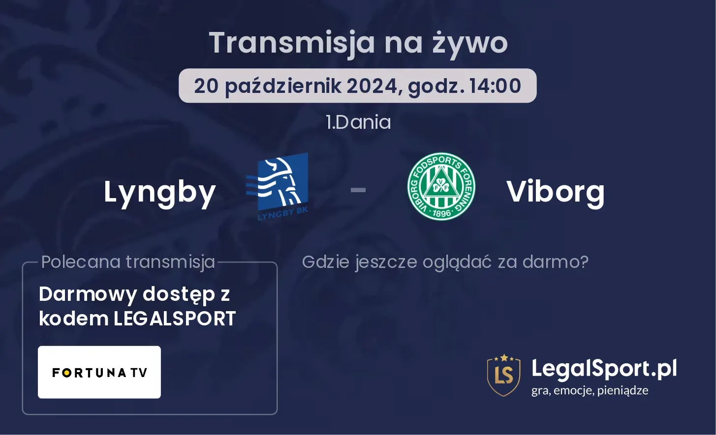 Lyngby - Viborg transmisja na żywo