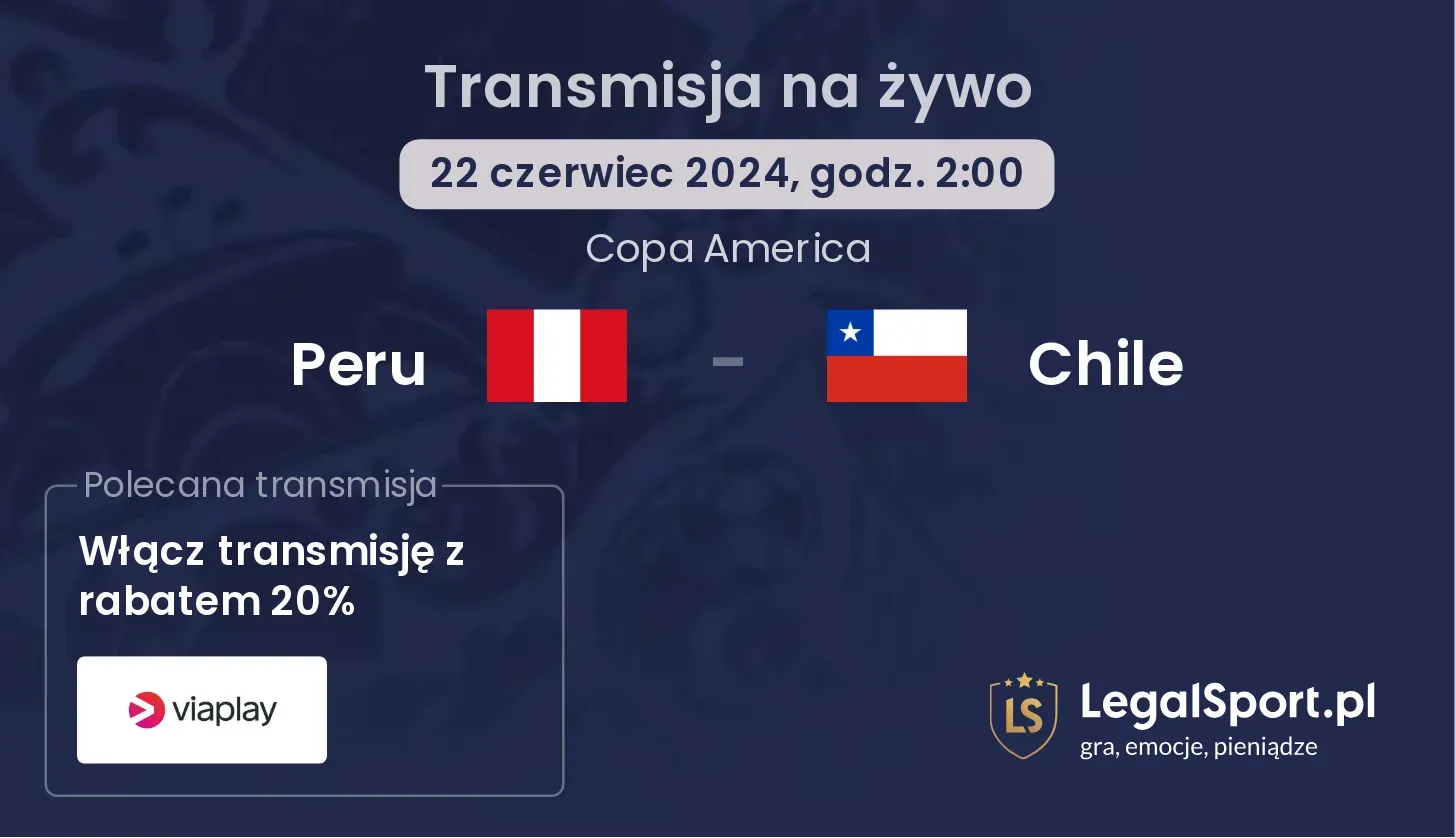 Peru - Chile transmisja na żywo