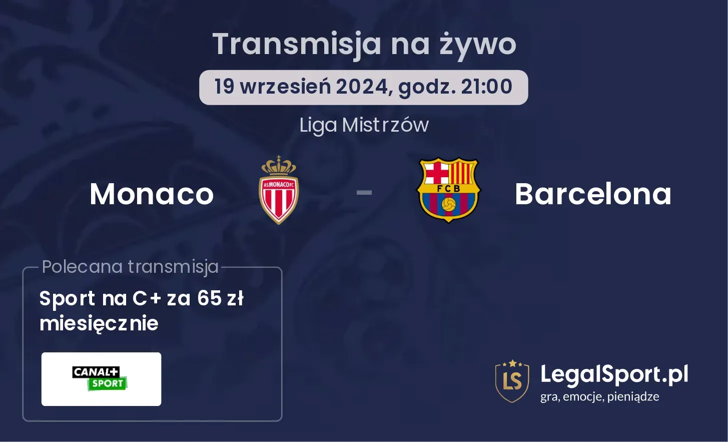 Monaco - Barcelona transmisja na żywo