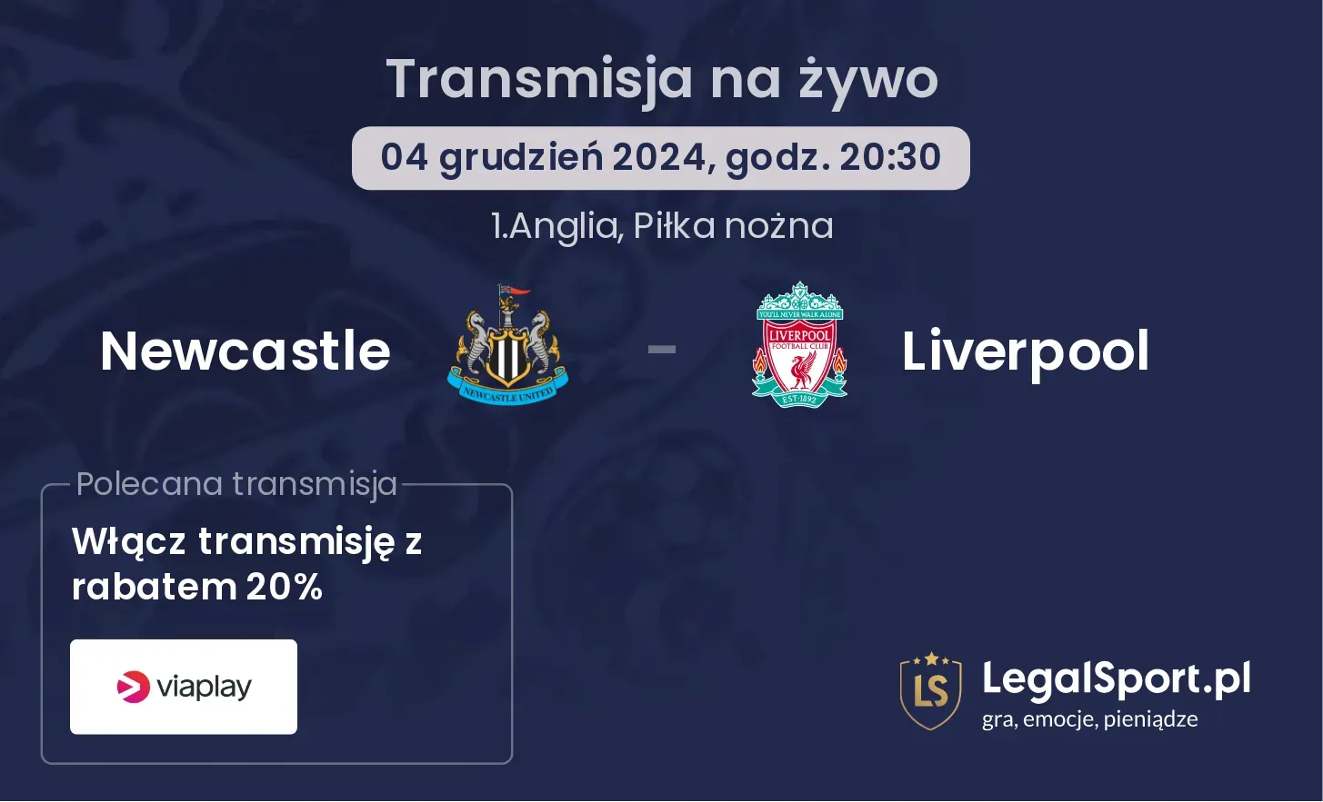 Newcastle - Liverpool transmisja na żywo