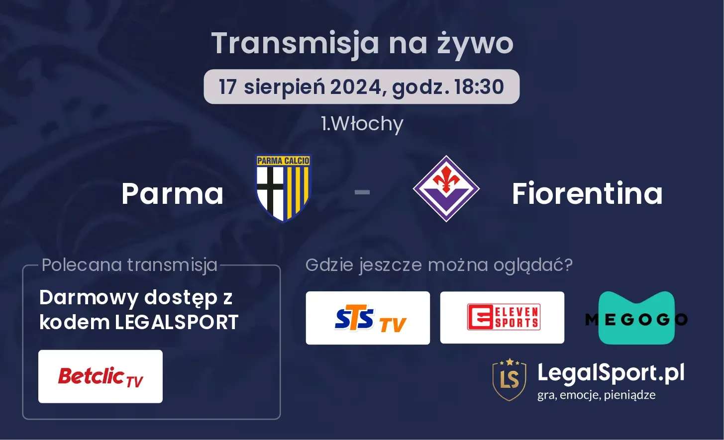 Parma - Fiorentina transmisja na żywo