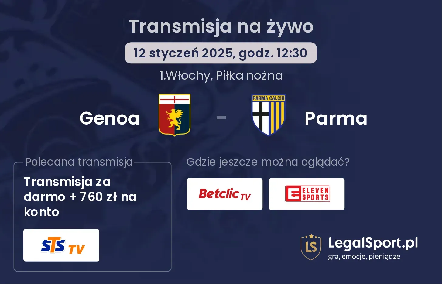 Genoa - Parma gdzie oglądać?