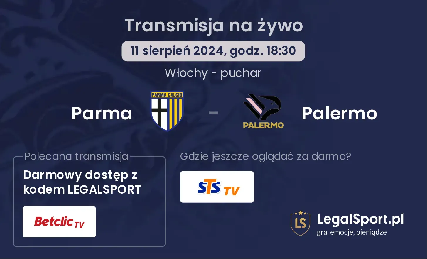 Parma - Palermo transmisja na żywo