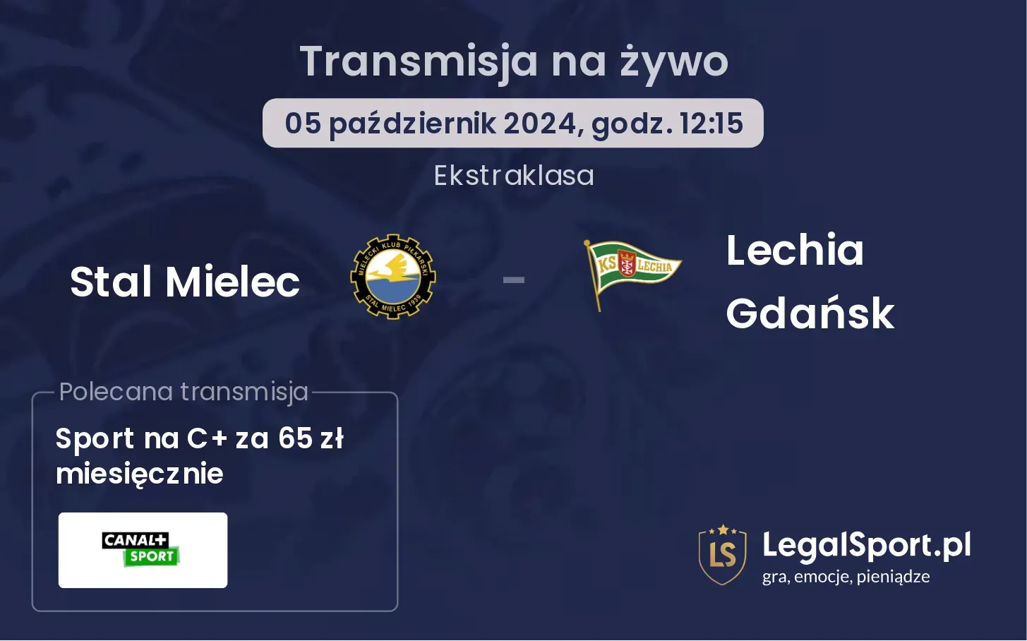 Stal Mielec - Lechia Gdańsk transmisja na żywo