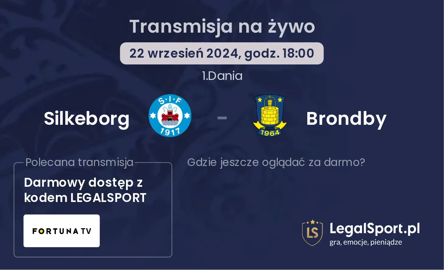 Silkeborg - Brondby transmisja na żywo