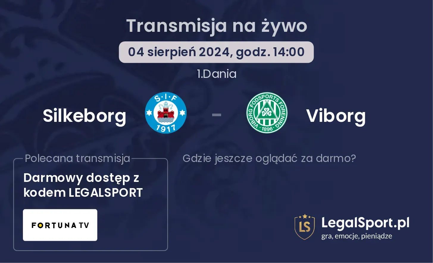 Silkeborg - Viborg transmisja na żywo