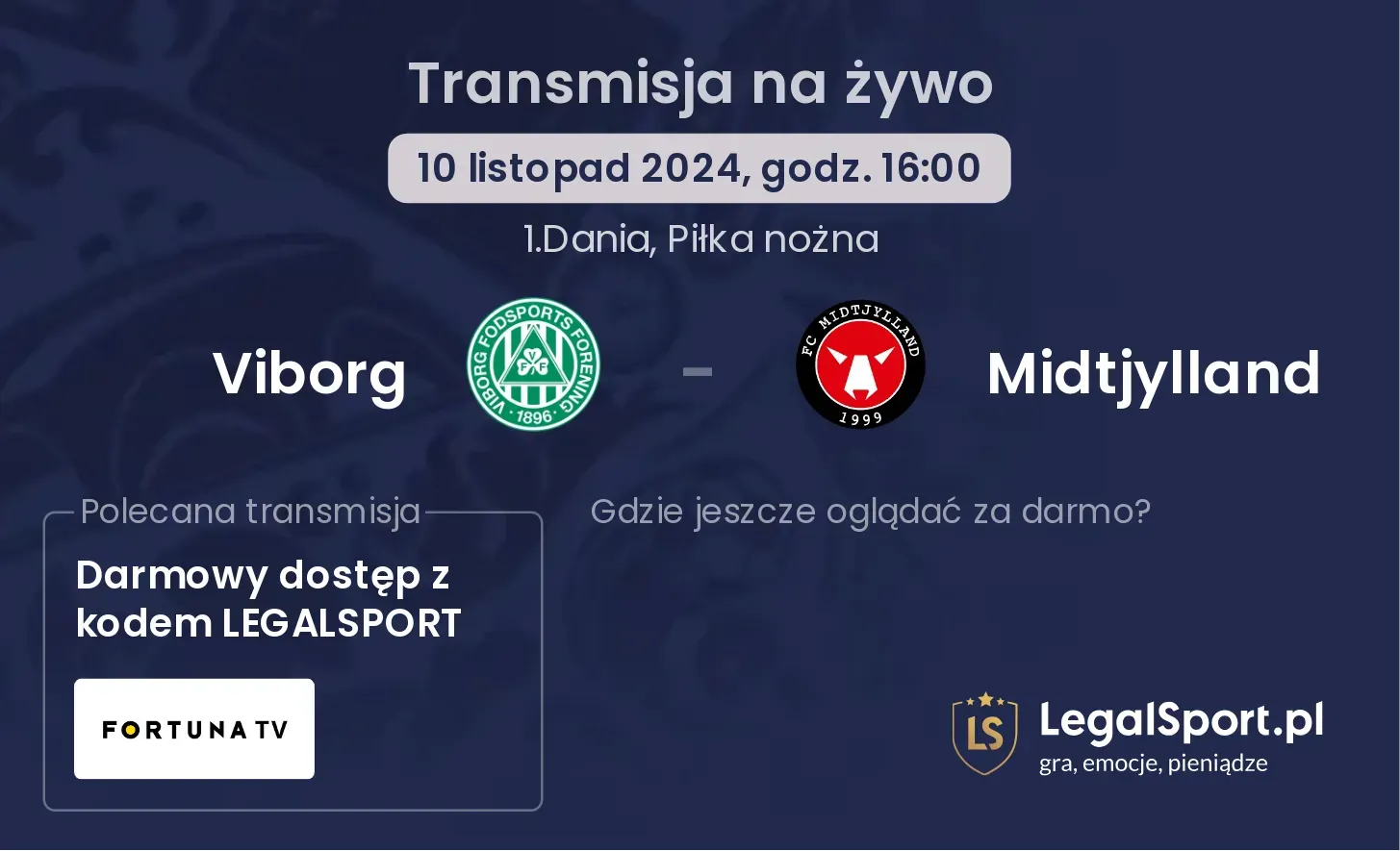 Viborg - Midtjylland transmisja na żywo