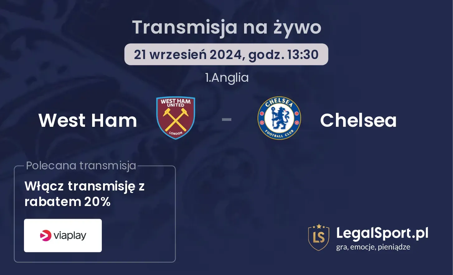 West Ham - Chelsea transmisja na żywo