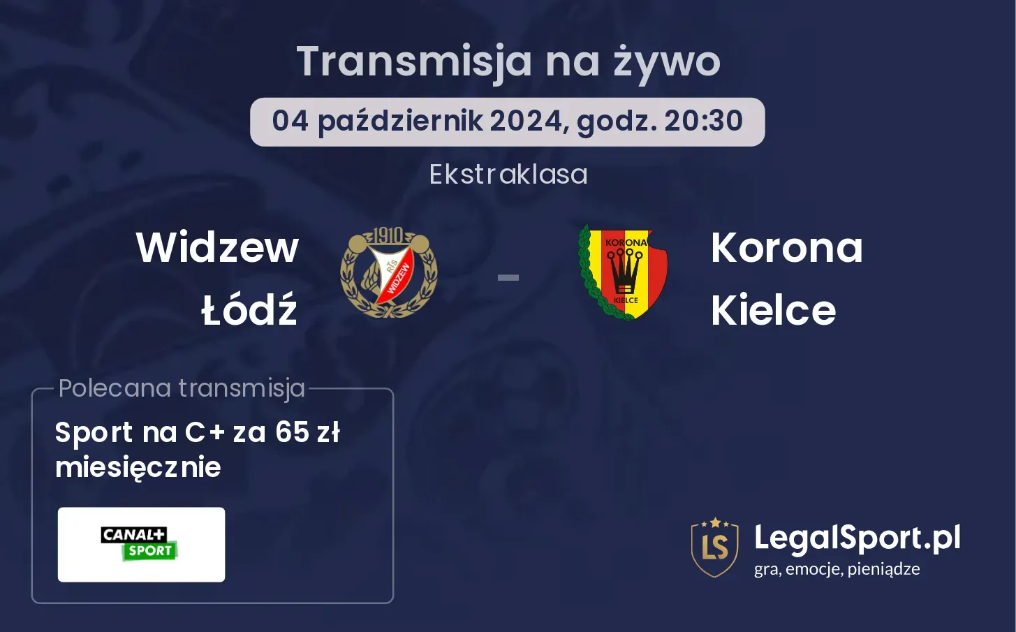 Widzew Łódź - Korona Kielce transmisja na żywo