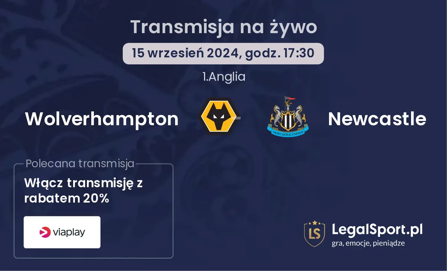 Wolverhampton - Newcastle transmisja na żywo