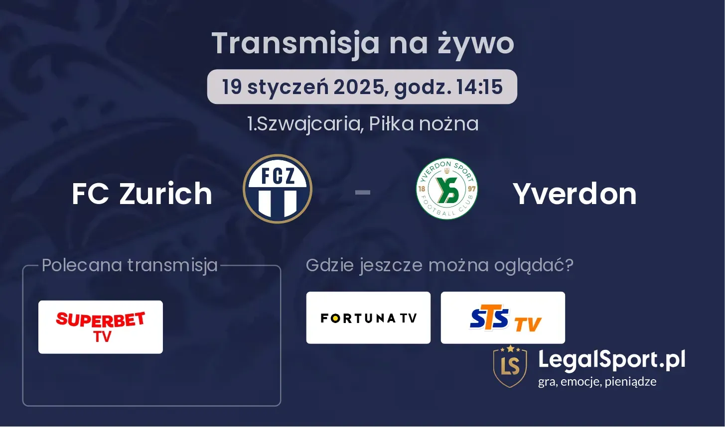 FC Zurich - Yverdon gdzie oglądać?