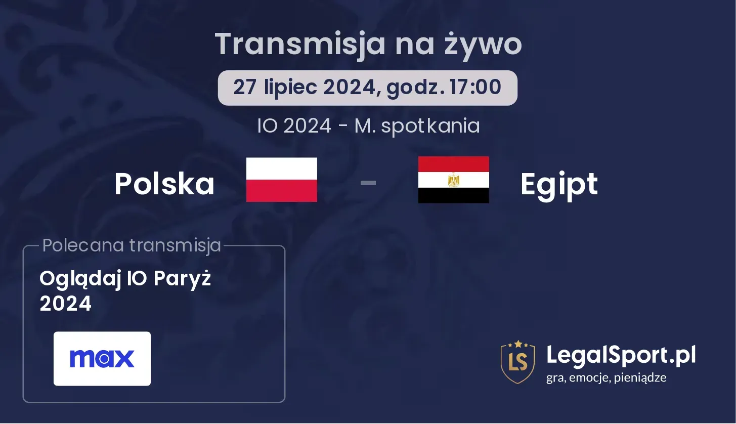 Polska - Egipt transmisja na żywo