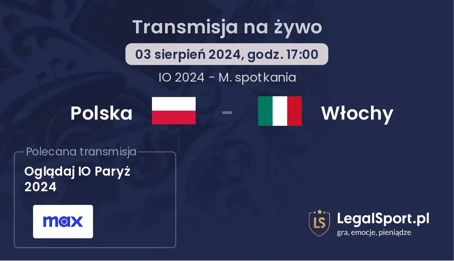 Polska - Włochy transmisja na żywo