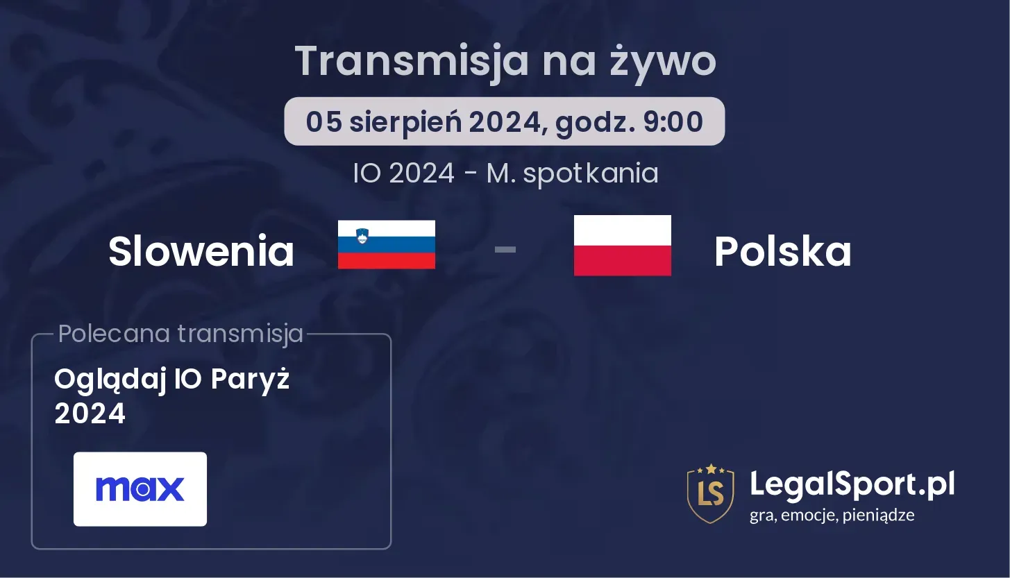 Slowenia - Polska transmisja na żywo