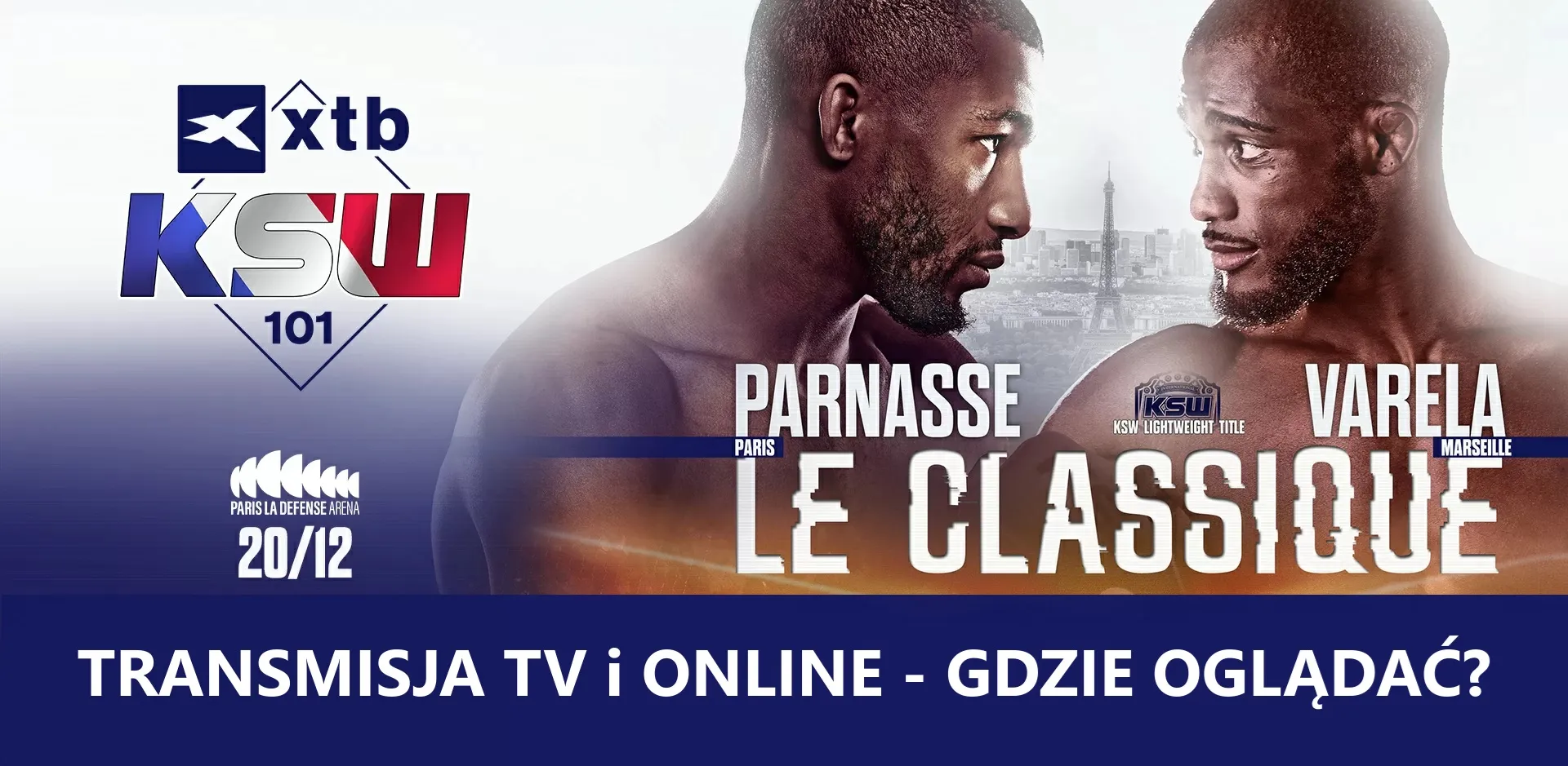 KSW 101 - gdzie oglądać transmisję na żywo?