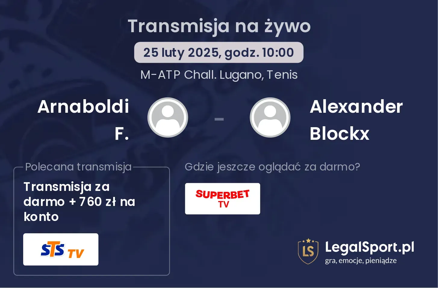 Arnaboldi F. - Alexander Blockx gdzie oglądać?