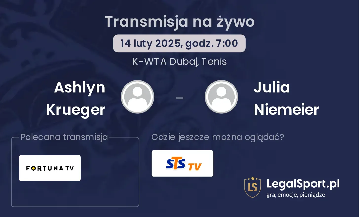 Ashlyn Krueger - Julia Niemeier gdzie oglądać?