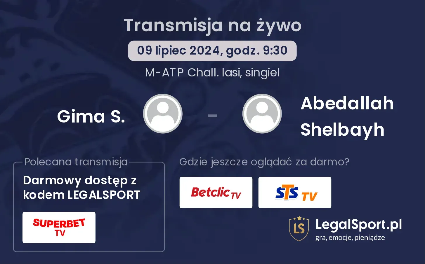 Gima S. - Abedallah Shelbayh transmisja na żywo