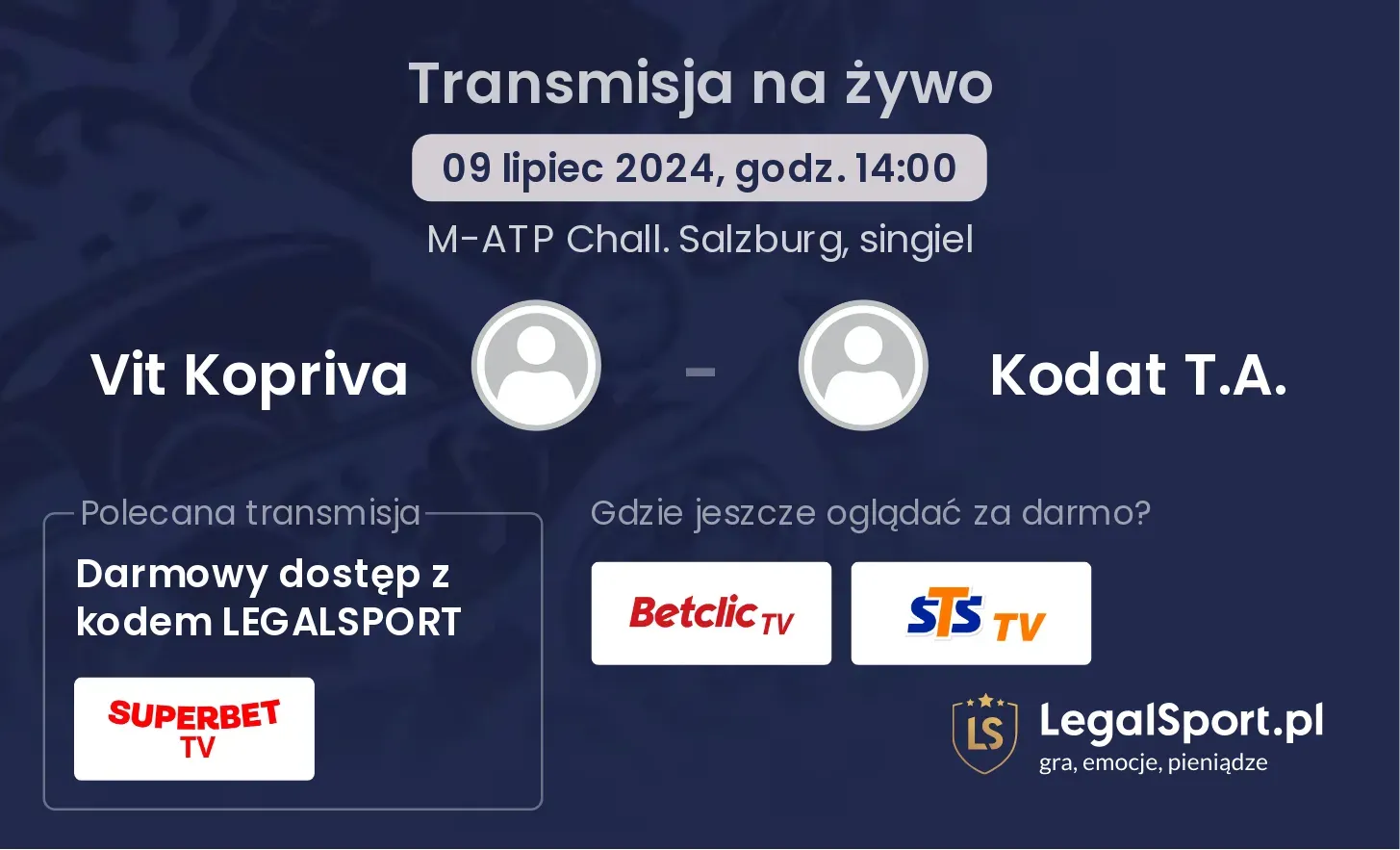 Vit Kopriva - Kodat T.A. transmisja na żywo