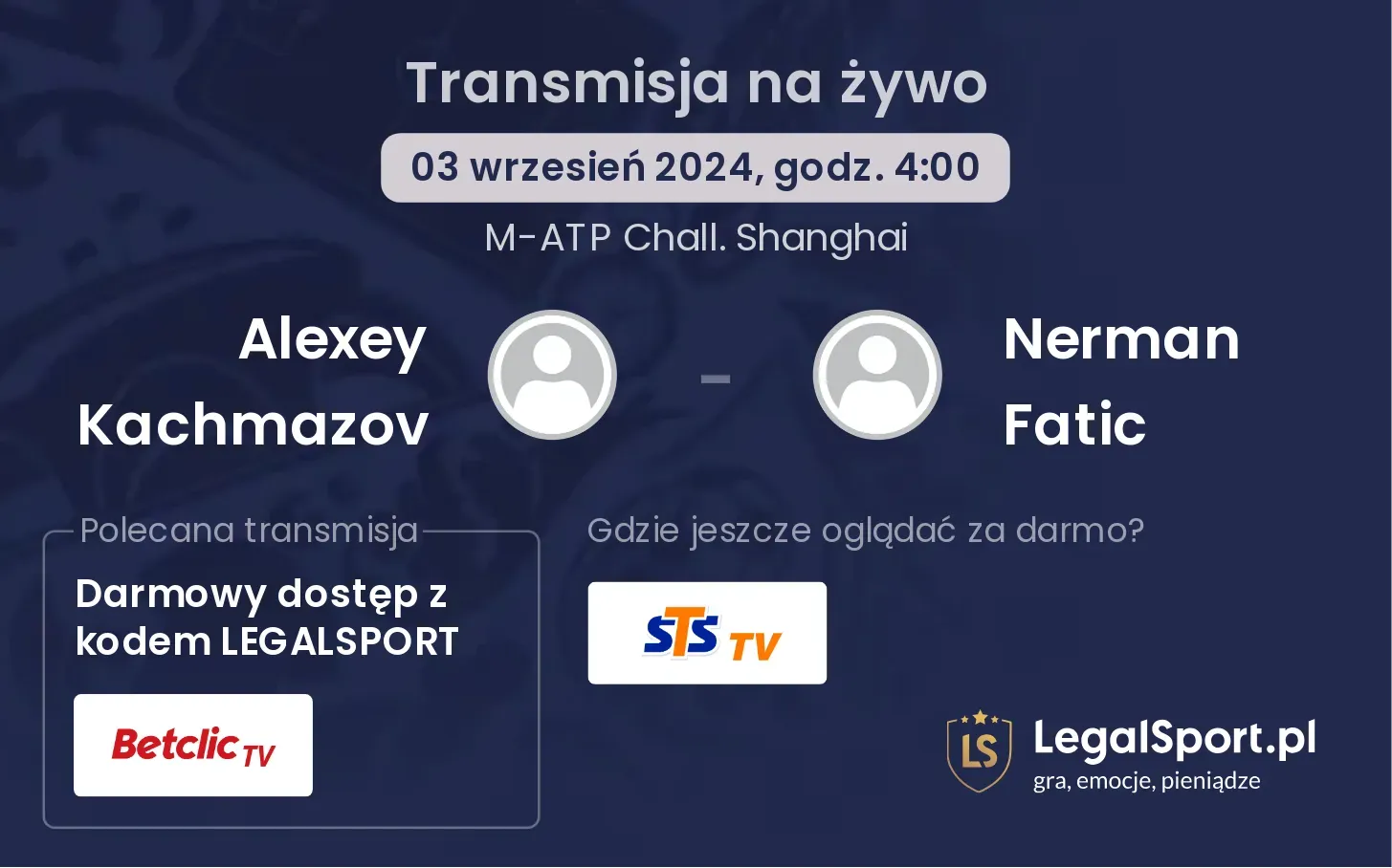 Alexey Kachmazov - Nerman Fatic transmisja na żywo