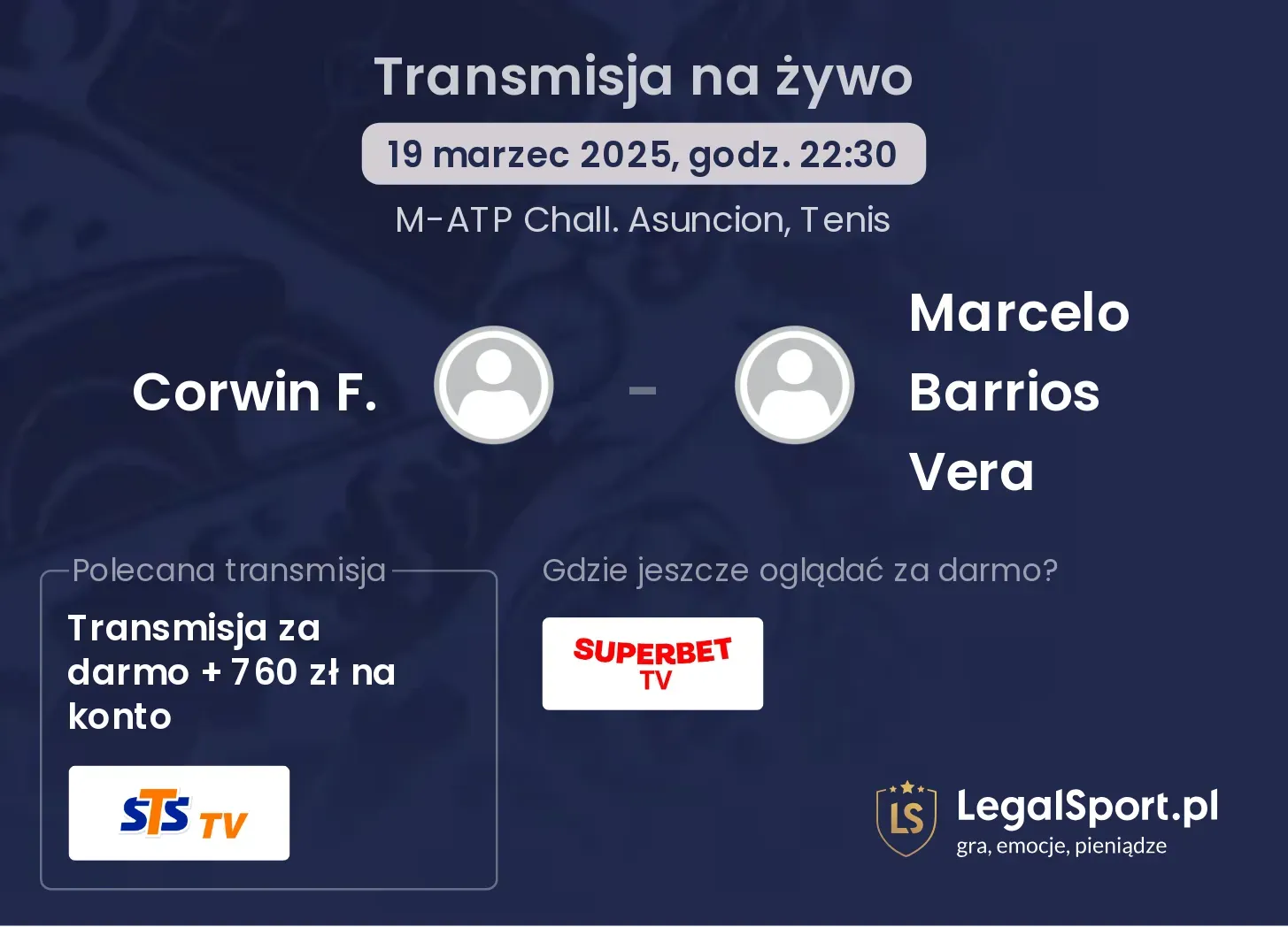 Corwin F. - Marcelo Barrios Vera  gdzie oglądać?