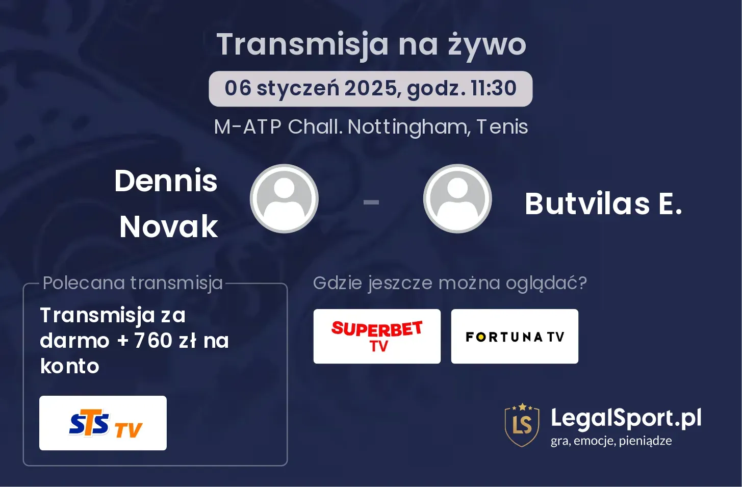 Dennis Novak - Butvilas E. transmisja na żywo