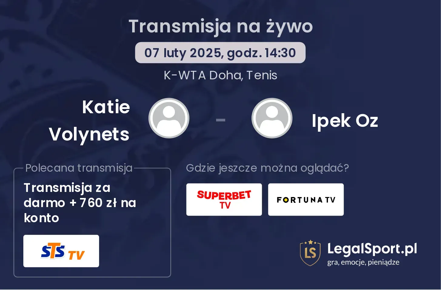 Katie Volynets - Ipek Oz transmisja na żywo