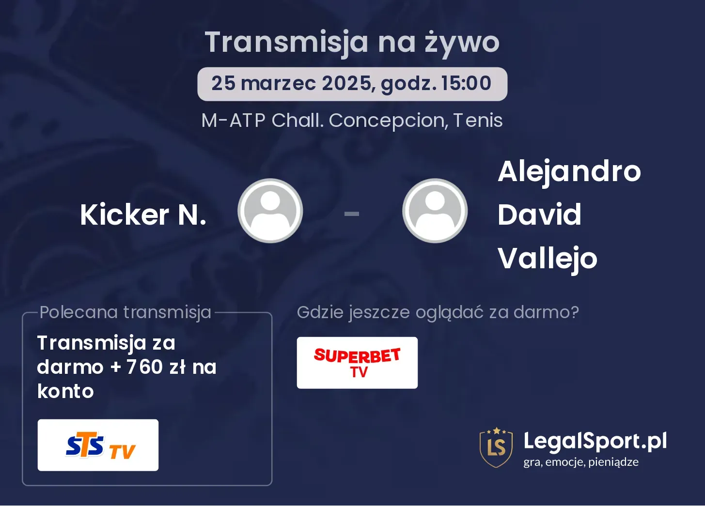 Kicker N. - Alejandro David Vallejo gdzie oglądać?